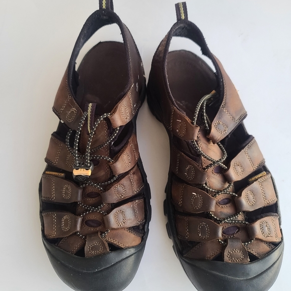 KEEN Newport Waterproof Leather Hiking Sport Sandals - Brown Gargoyle - Men’s 11 main image 15